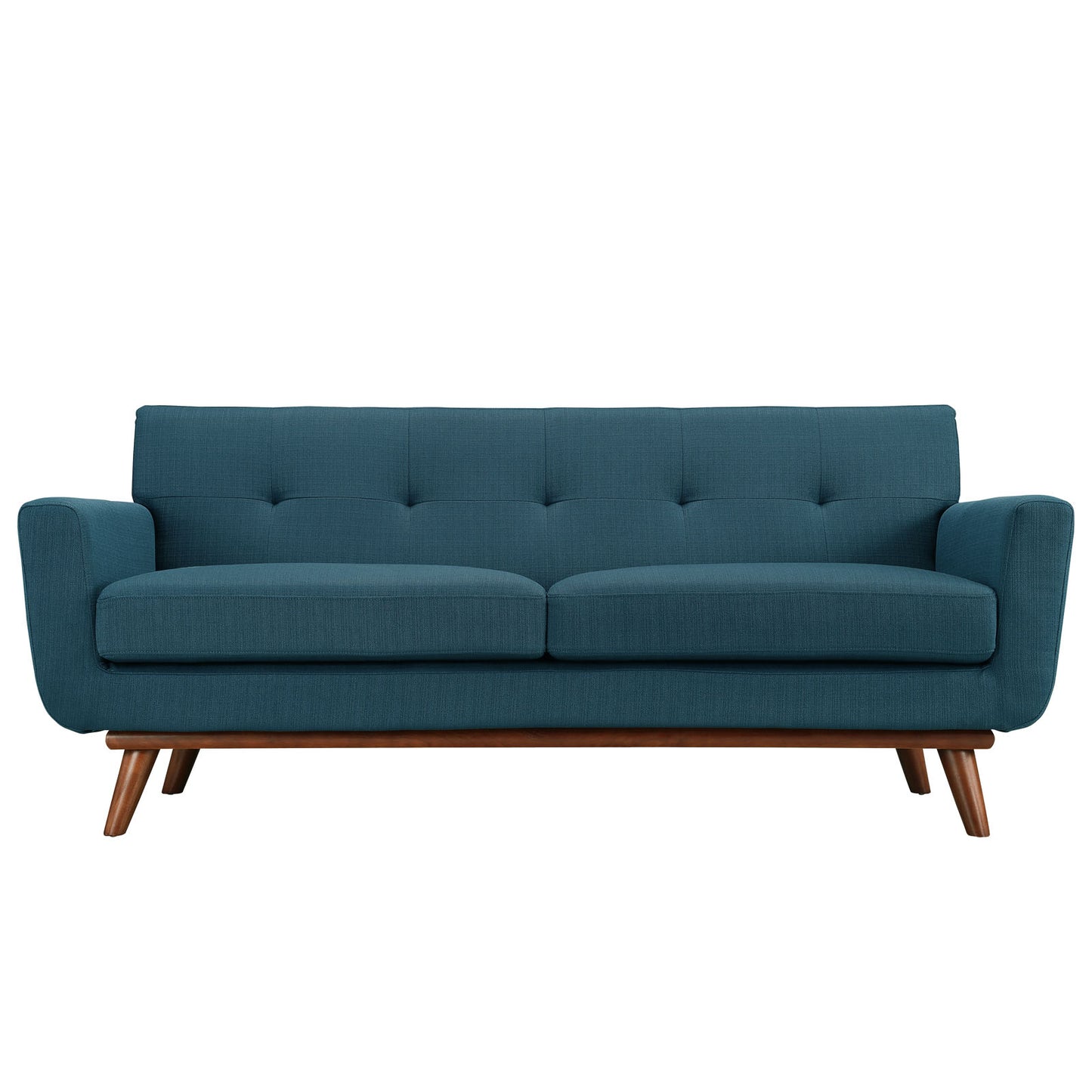 Engage Upholstered Fabric Loveseat by Modway in Azure