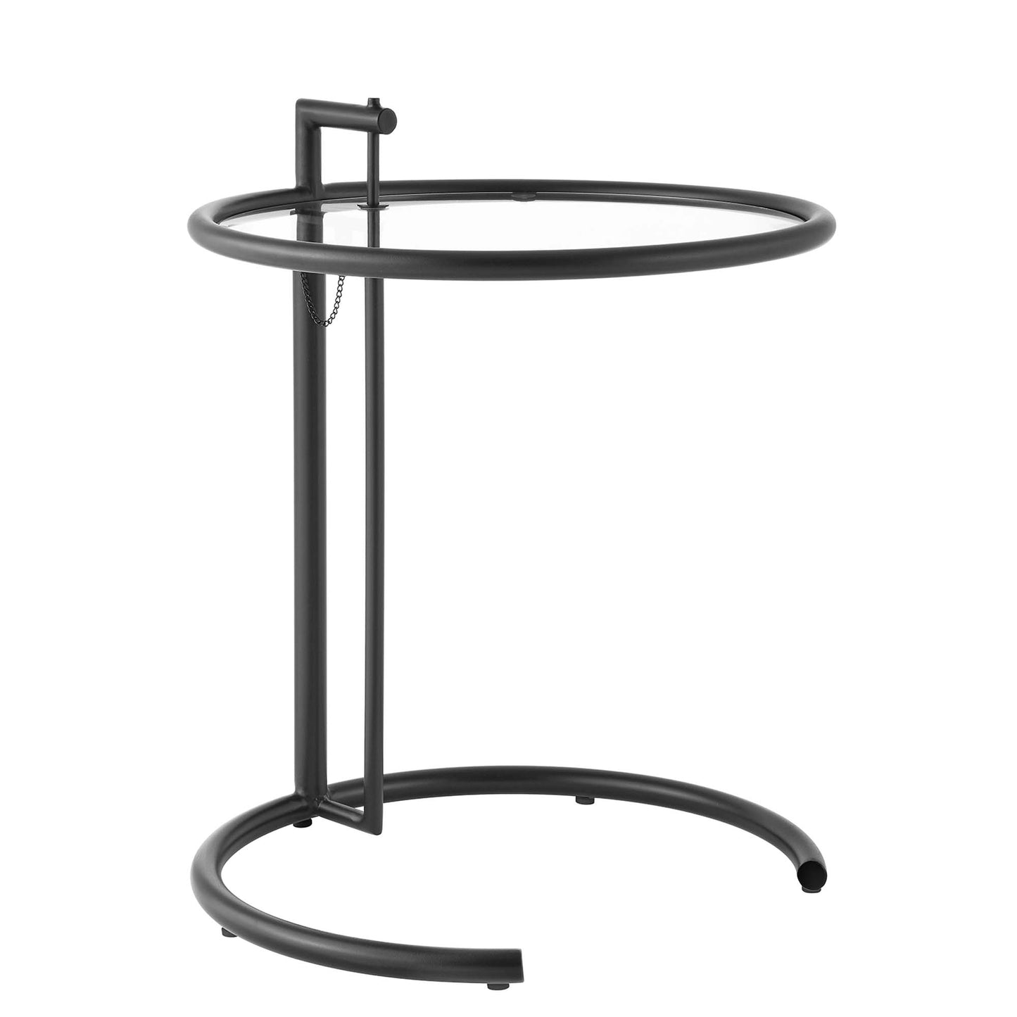 Eileen Gray Metal Side Table by Modway in Black