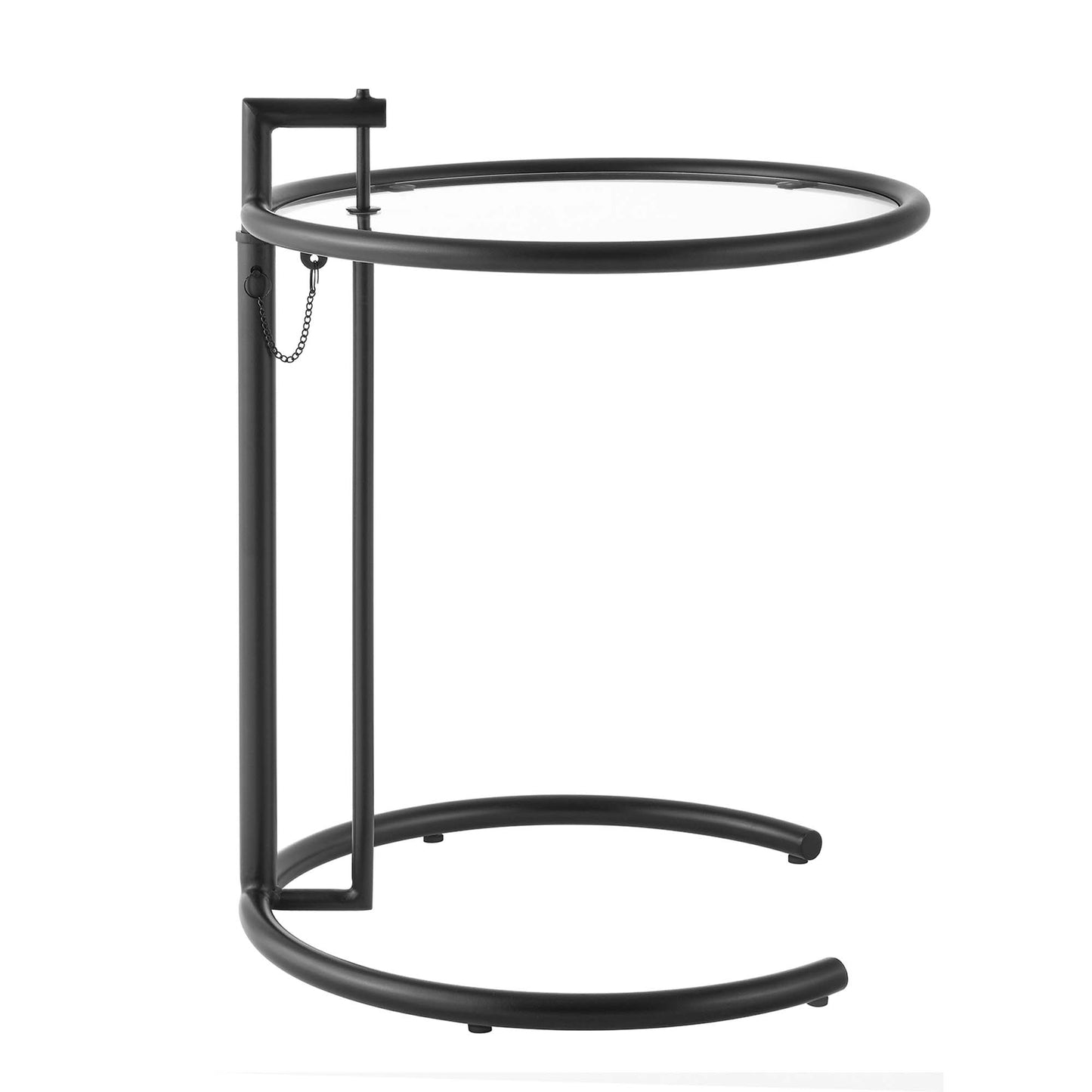 Eileen Gray Metal Side Table by Modway in Black