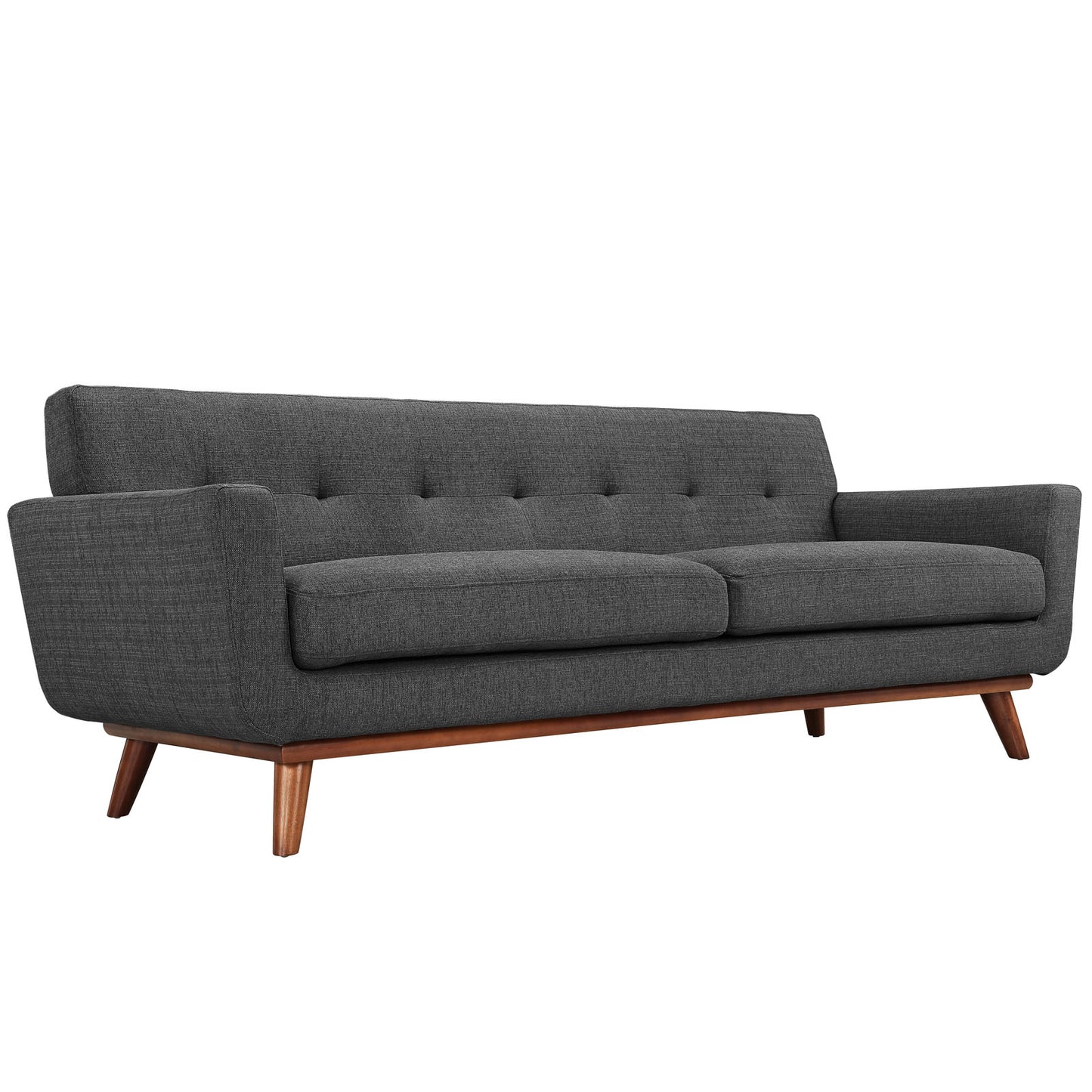 Engage Sofa Loveseat and Armchair Set of 3 by Modway in Gray