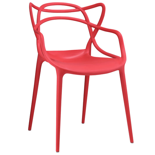 Entangled Dining Armchair by Modway in Red