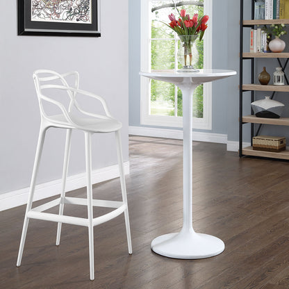 Entangled Bar Stool by Modway in White