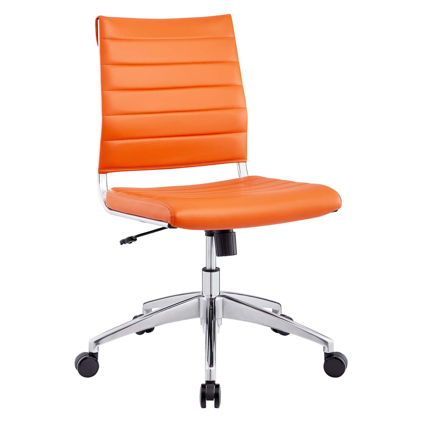Jive Armless Mid Back Office Chair by Modway in Orange