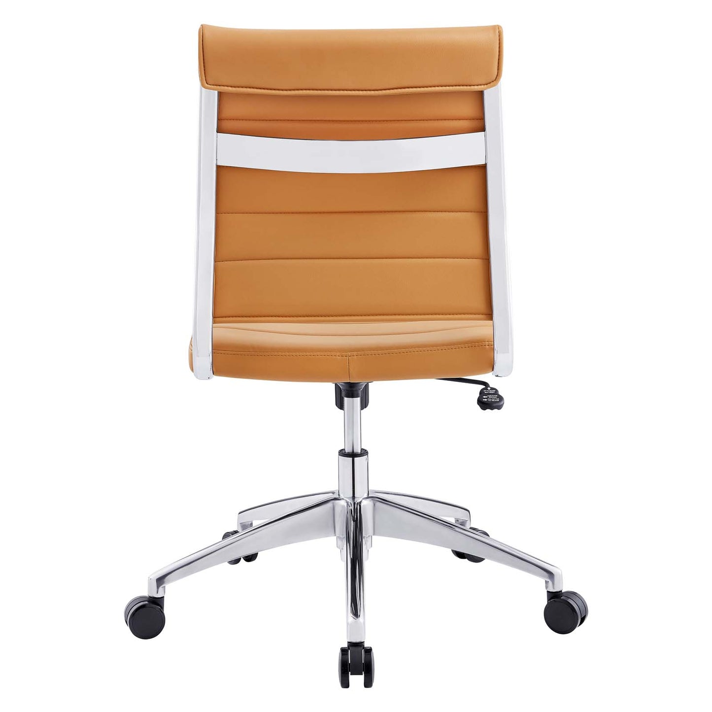 Jive Armless Mid Back Office Chair by Modway in Tan