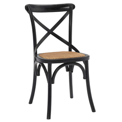 Gear Dining Side Chair by Modway in Black