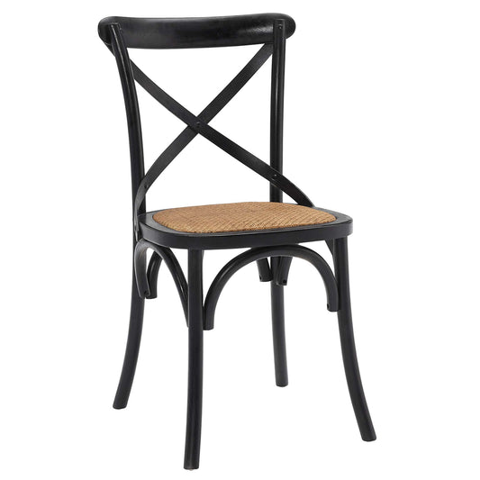 Gear Dining Side Chair by Modway in Black