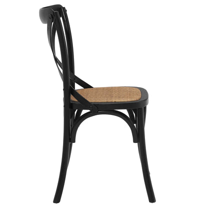 Gear Dining Side Chair by Modway in Black