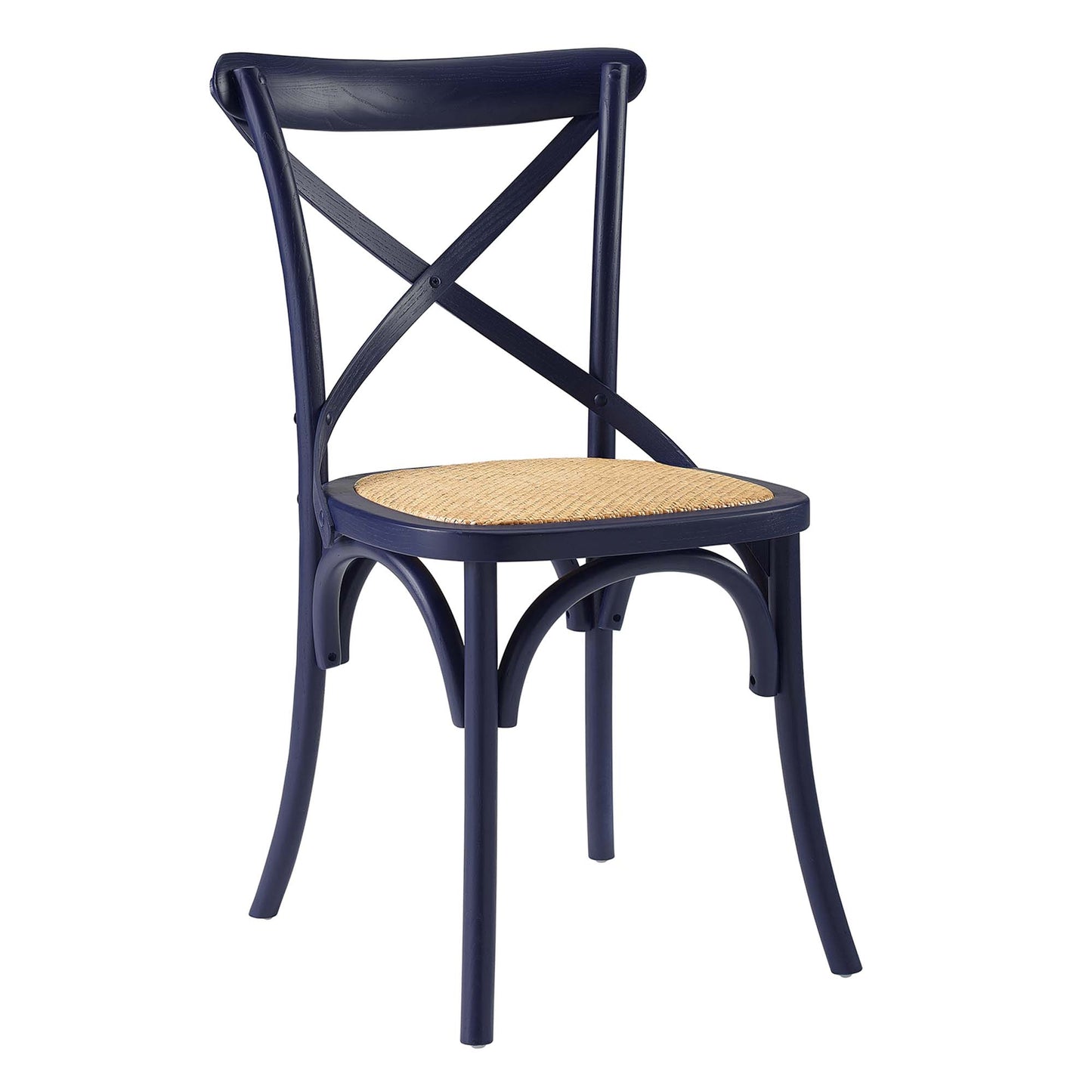 Gear Dining Side Chair by Modway in Midnight Blue