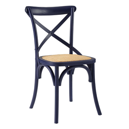 Gear Dining Side Chair by Modway in Midnight Blue