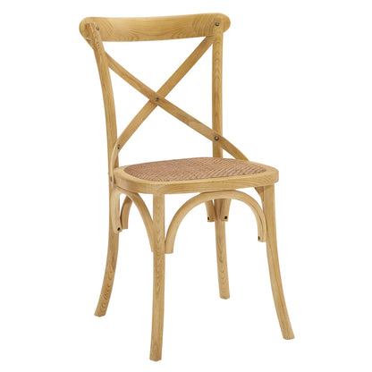 Gear Dining Side Chair by Modway in Natural