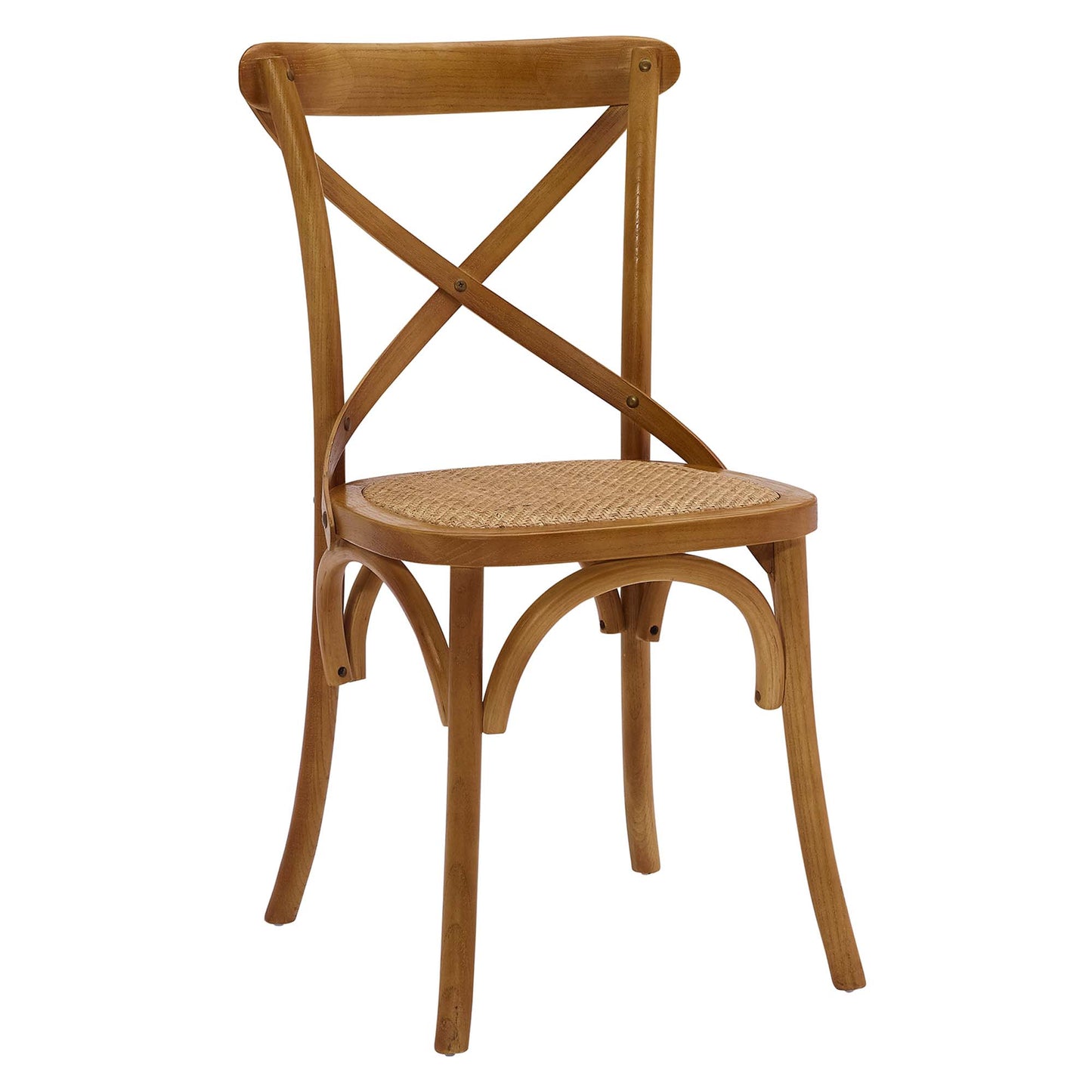 Gear Dining Side Chair by Modway in Walnut