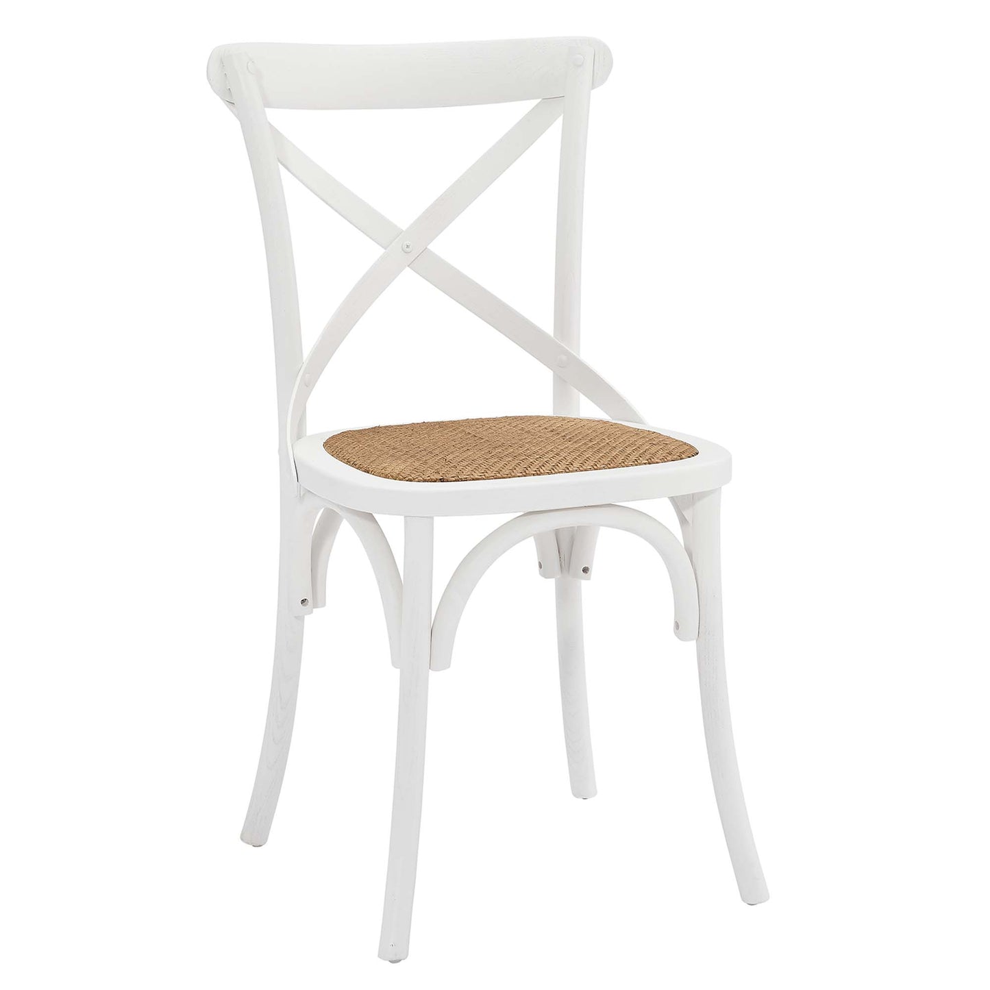 Gear Dining Side Chair by Modway in White