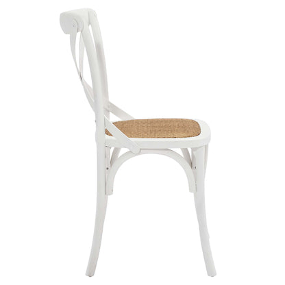 Gear Dining Side Chair by Modway in White