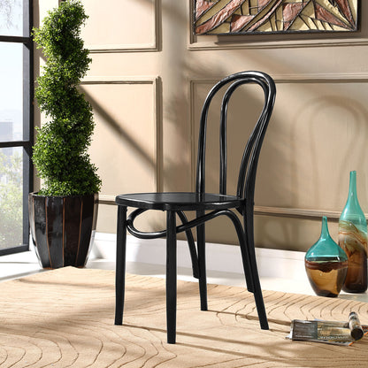 Eon Dining Side Chair by Modway in Black