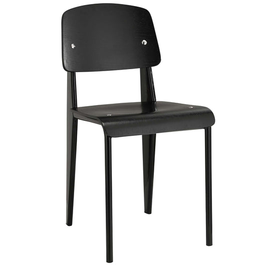 Cabin Dining Side Chair by Modway in Black Black