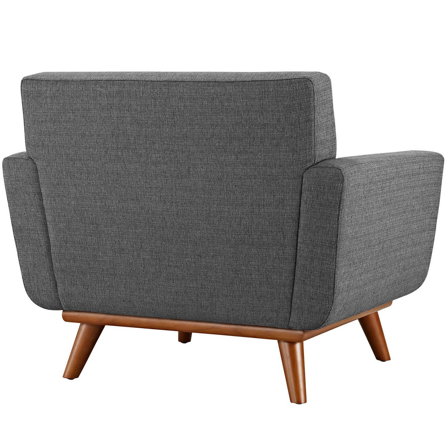 Engage 2 Piece Armchair and Ottoman by Modway in Gray