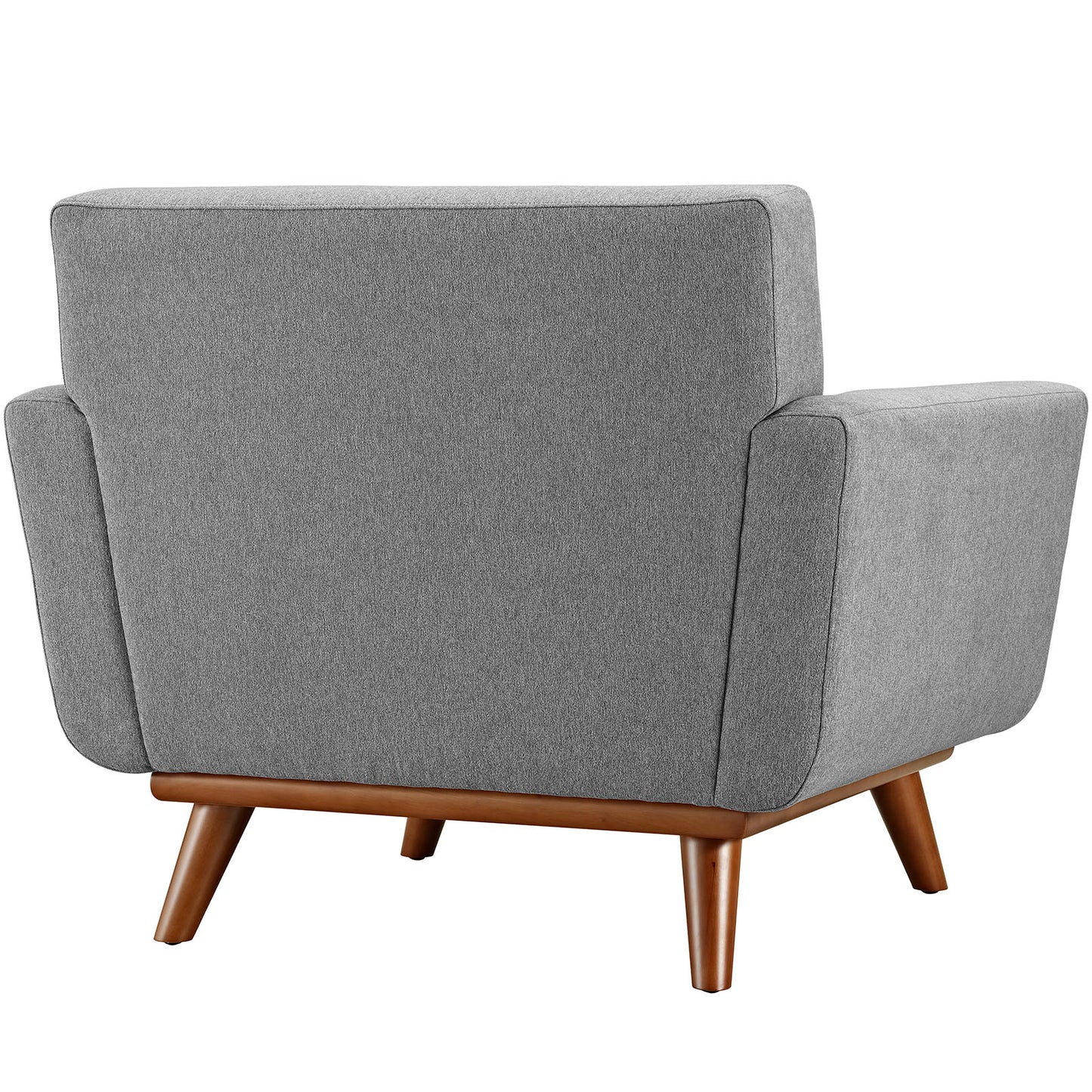 Engage 2 Piece Armchair and Ottoman by Modway in Expectation Gray