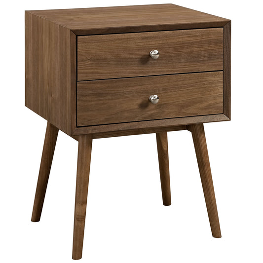 Dispatch Nightstand by Modway in Walnut