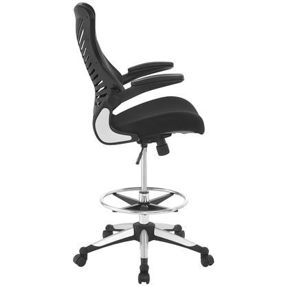 Charge Drafting Chair by Modway in Black