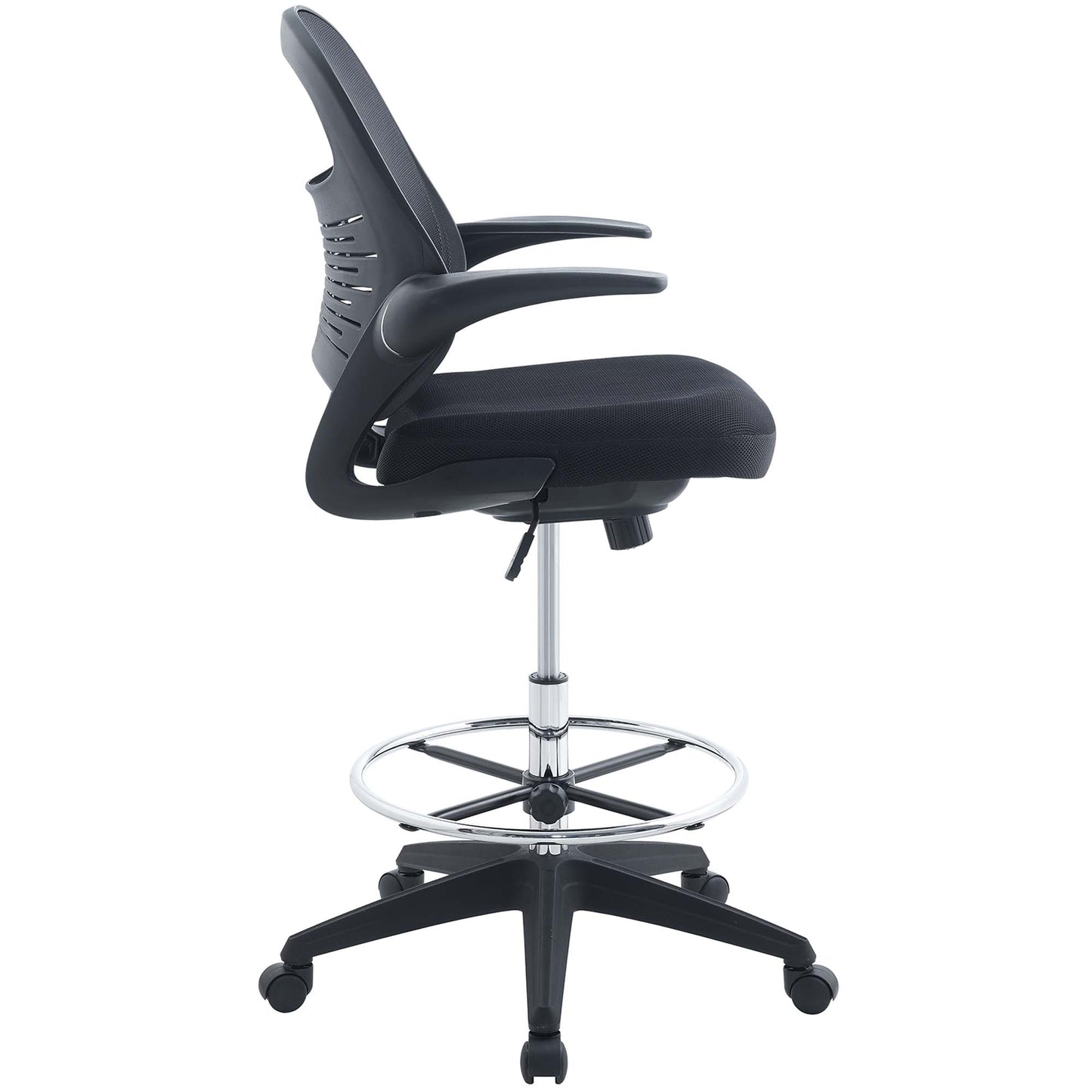 Stealth Drafting Chair by Modway in Black