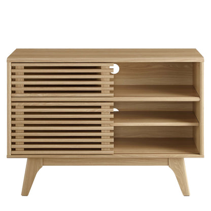 Render Display Stand by Modway in Oak