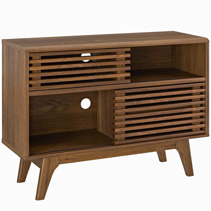Render Display Stand by Modway in Walnut
