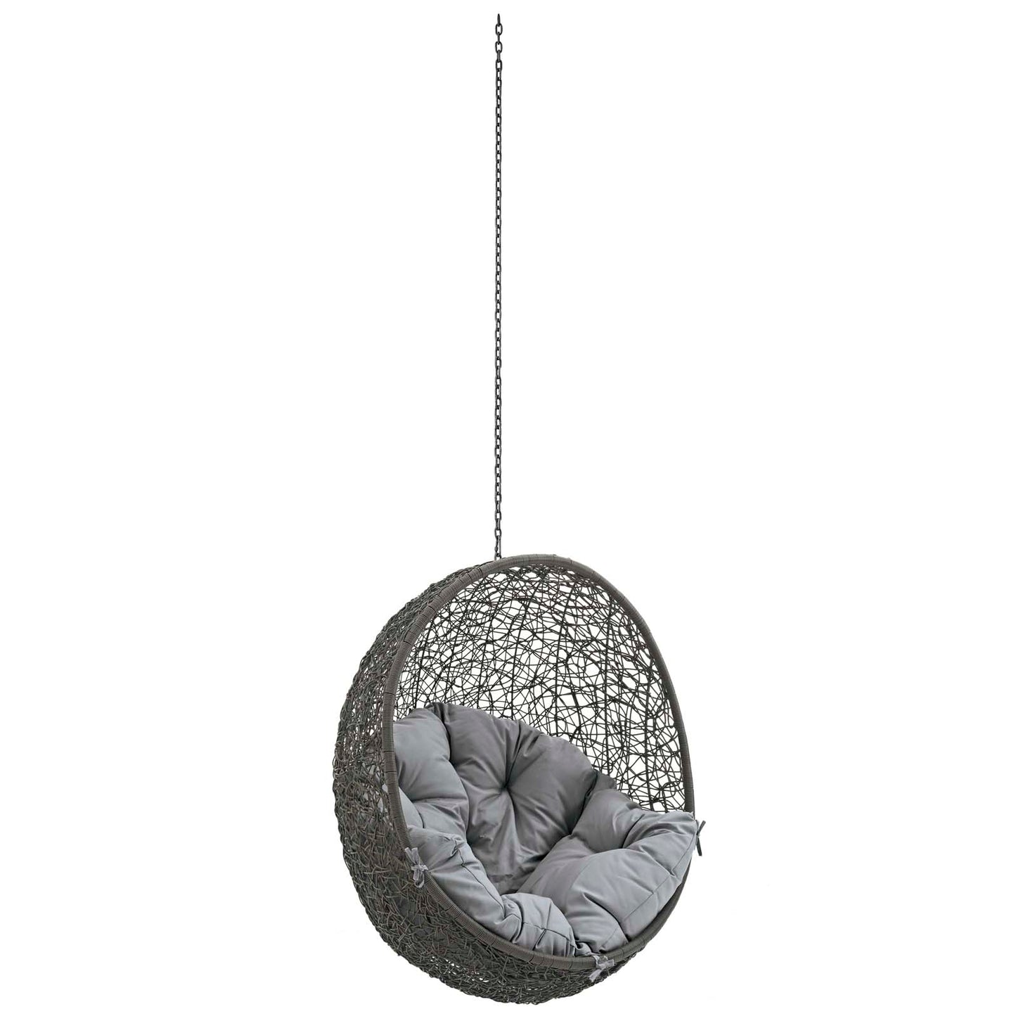 Hide Outdoor Patio Swing Chair Without Stand by in Gray