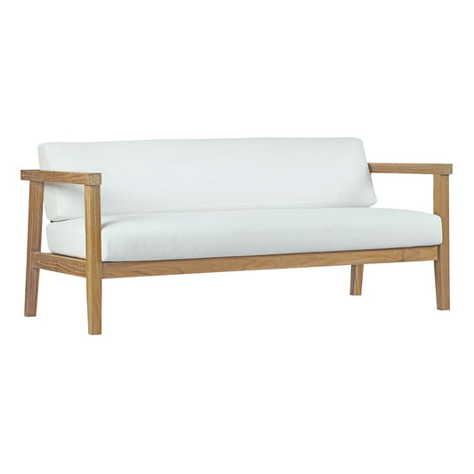 Maribella Solid Teak Outdoor Sofa