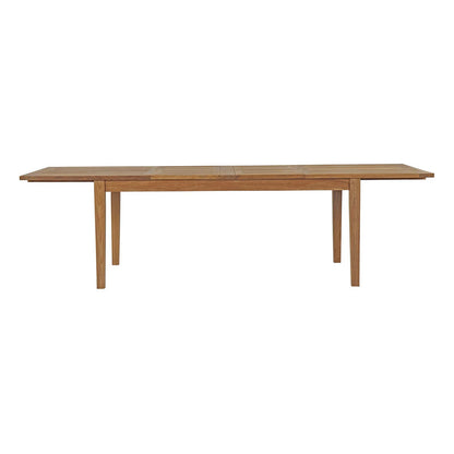 Marina Extendable Outdoor Patio Teak Dining Table by Modway in Natural