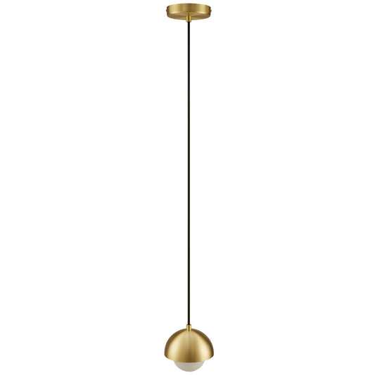 Eclipse Globe Pendant Light  in Brass