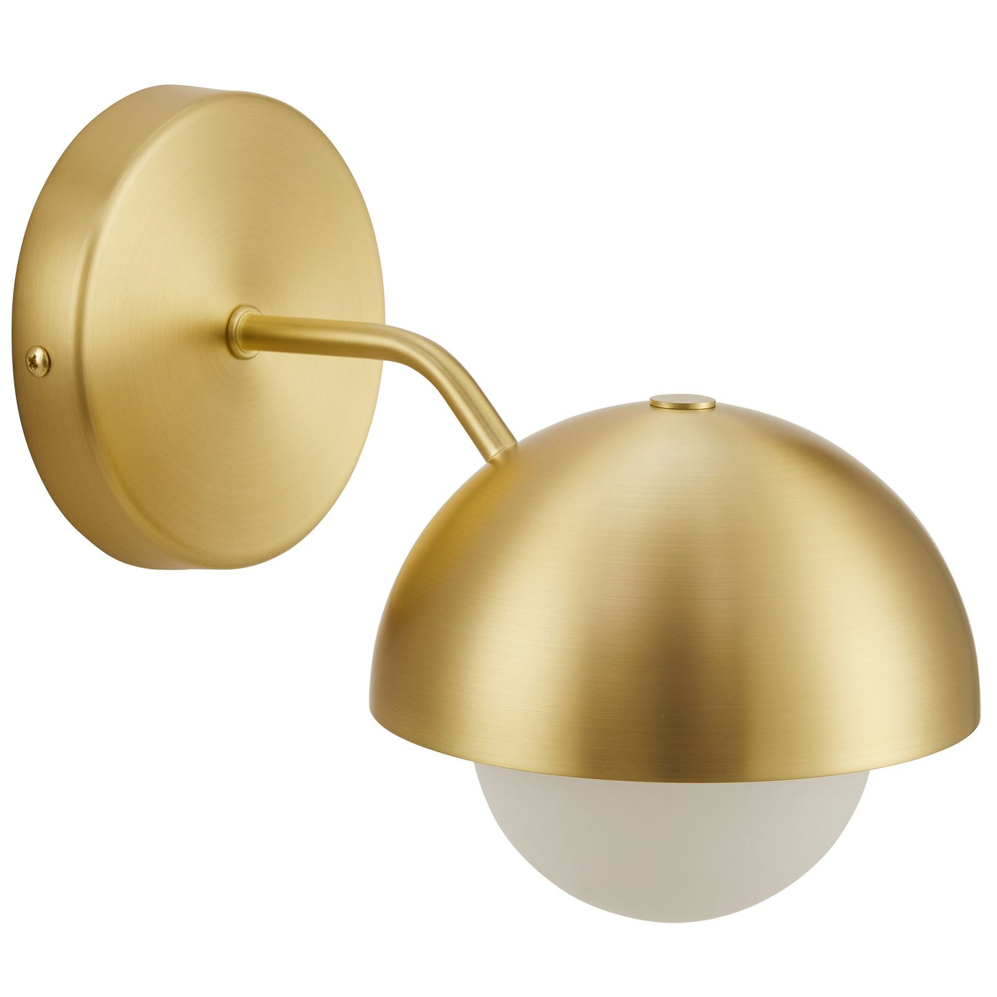 Eclipse Globe Wall Sconce  in Brass