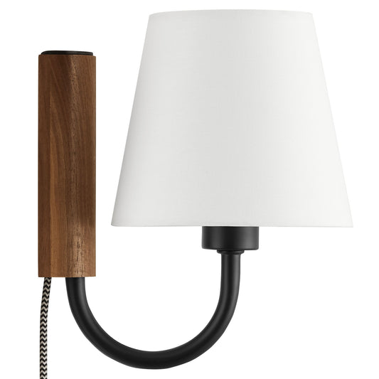 Sunlit Swivel Wall Sconce  in Walnut Black