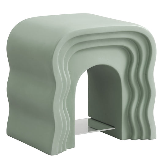 Jorin Squiggle Side Table  in Sage
