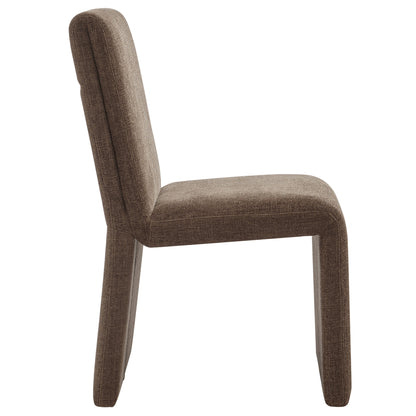 Emory Fabric Upholstered Dining Side Chair  in Mocha