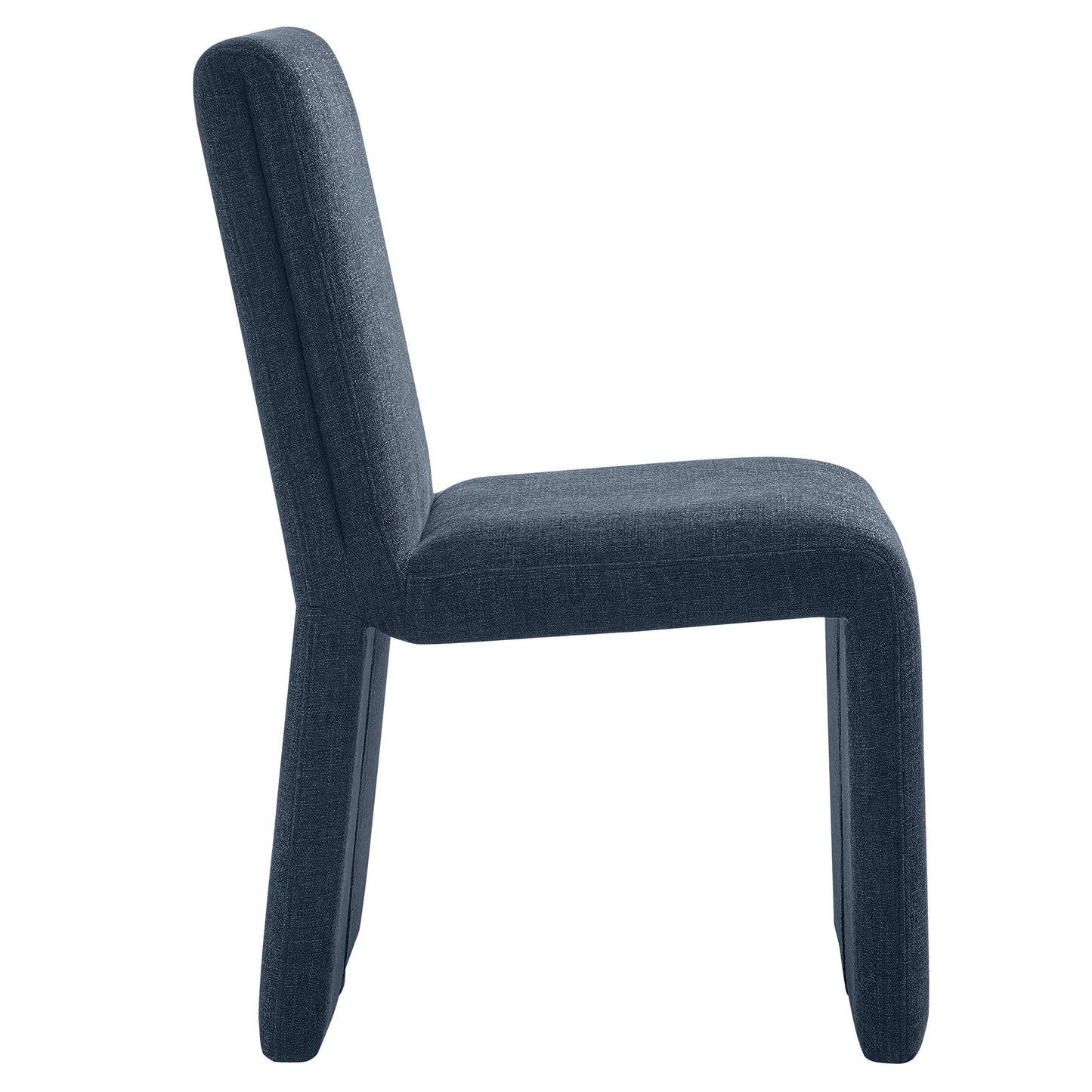 Emory Fabric Upholstered Dining Side Chair  in Slate Blue