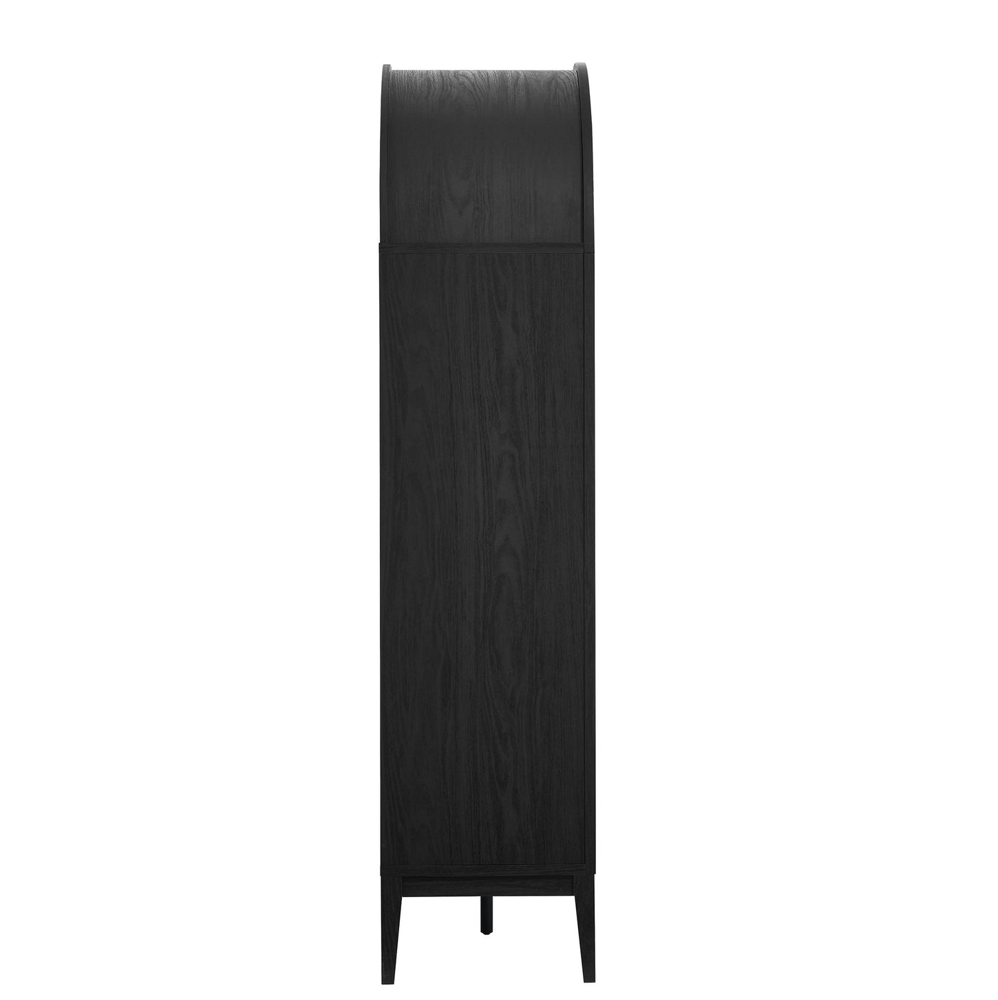 Nolan Arched Bar Cabinet  in Black
