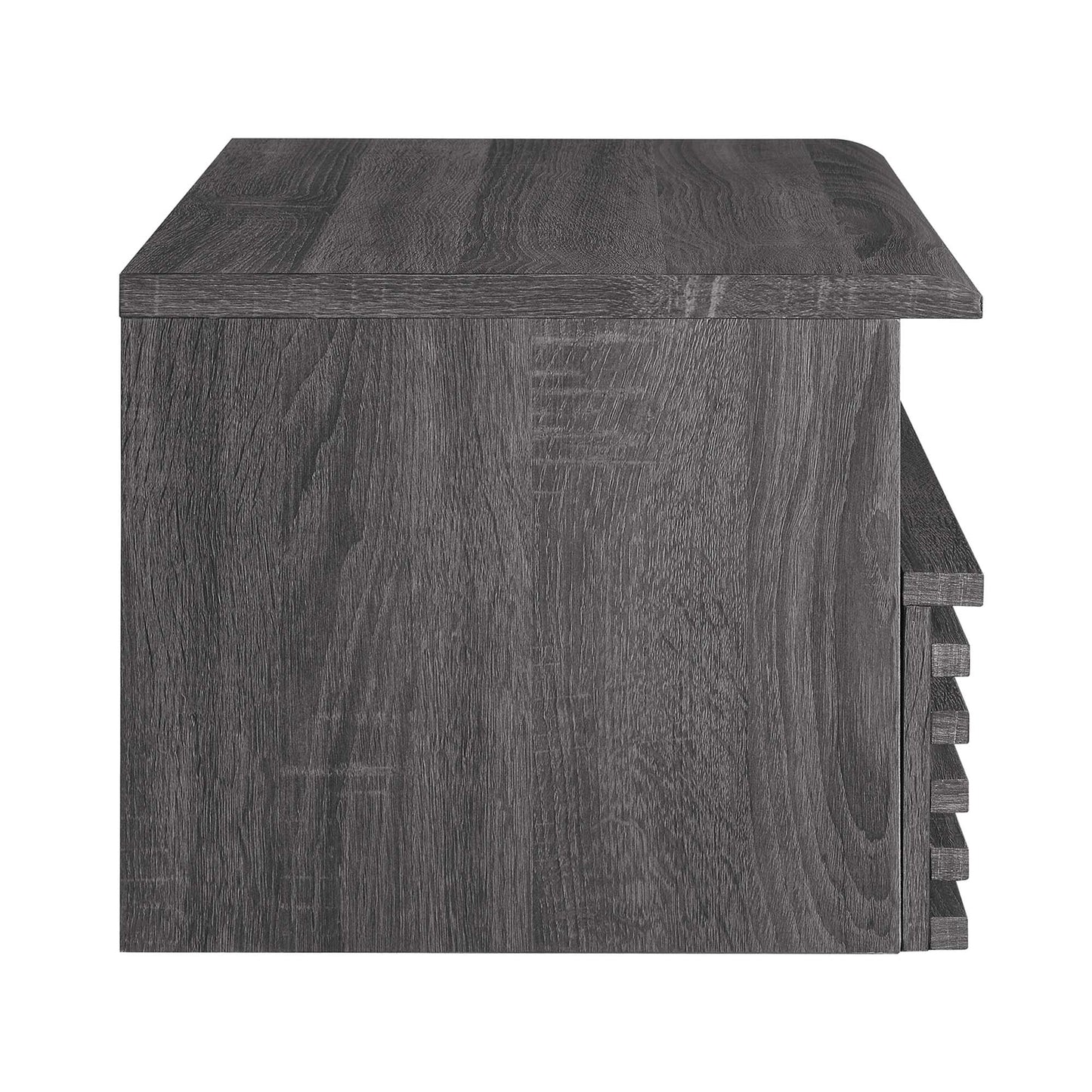 Render Wall-Mount Nightstand  in Charcoal