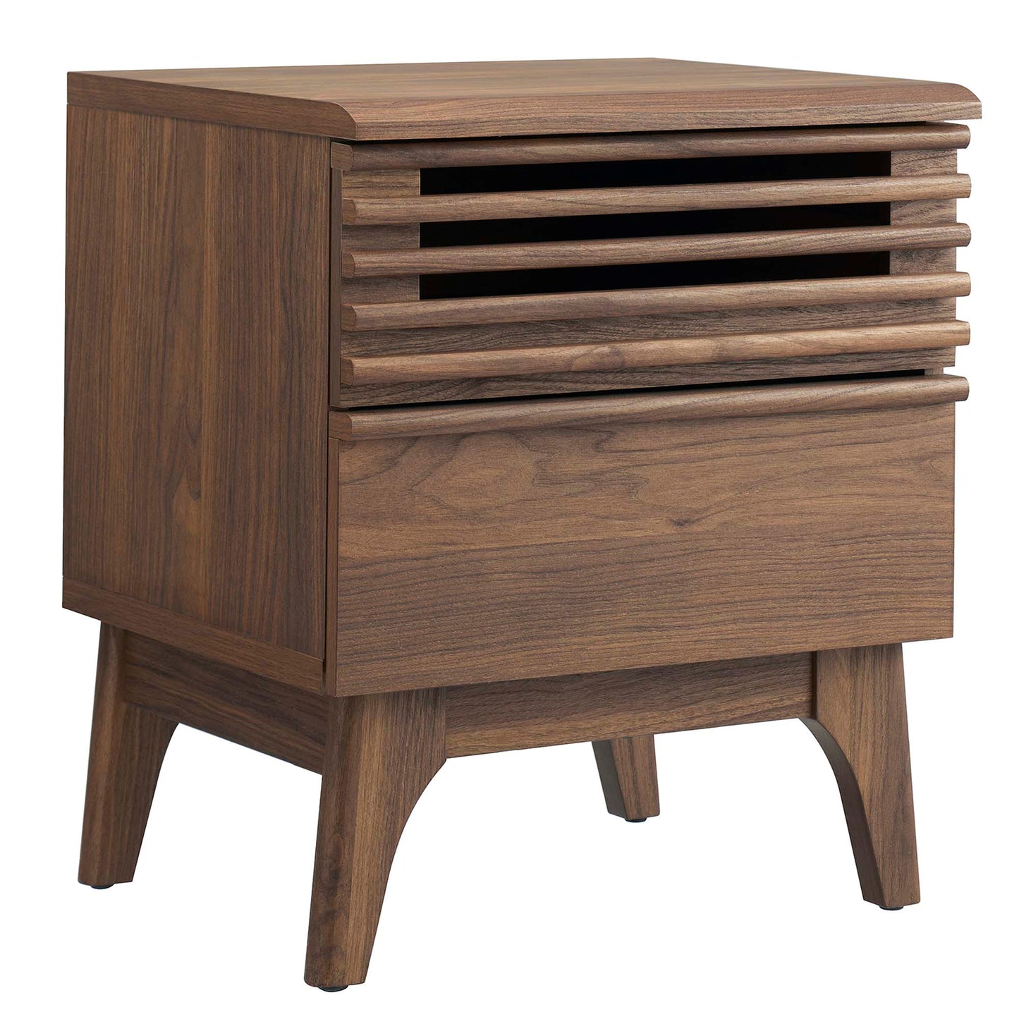 Render Nightstand  in Walnut