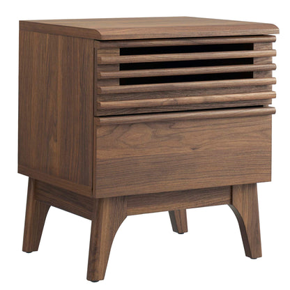 Render Nightstand  in Walnut