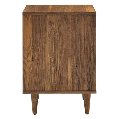 Vespera 2-Drawer Nightstand  in Walnut