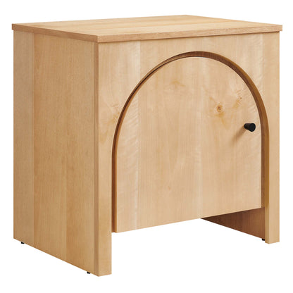 Appia Arched Door Nightstand  in Oak