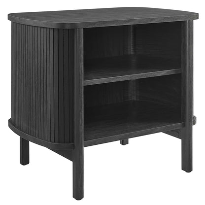 Cadence Open Nightstand  in Black