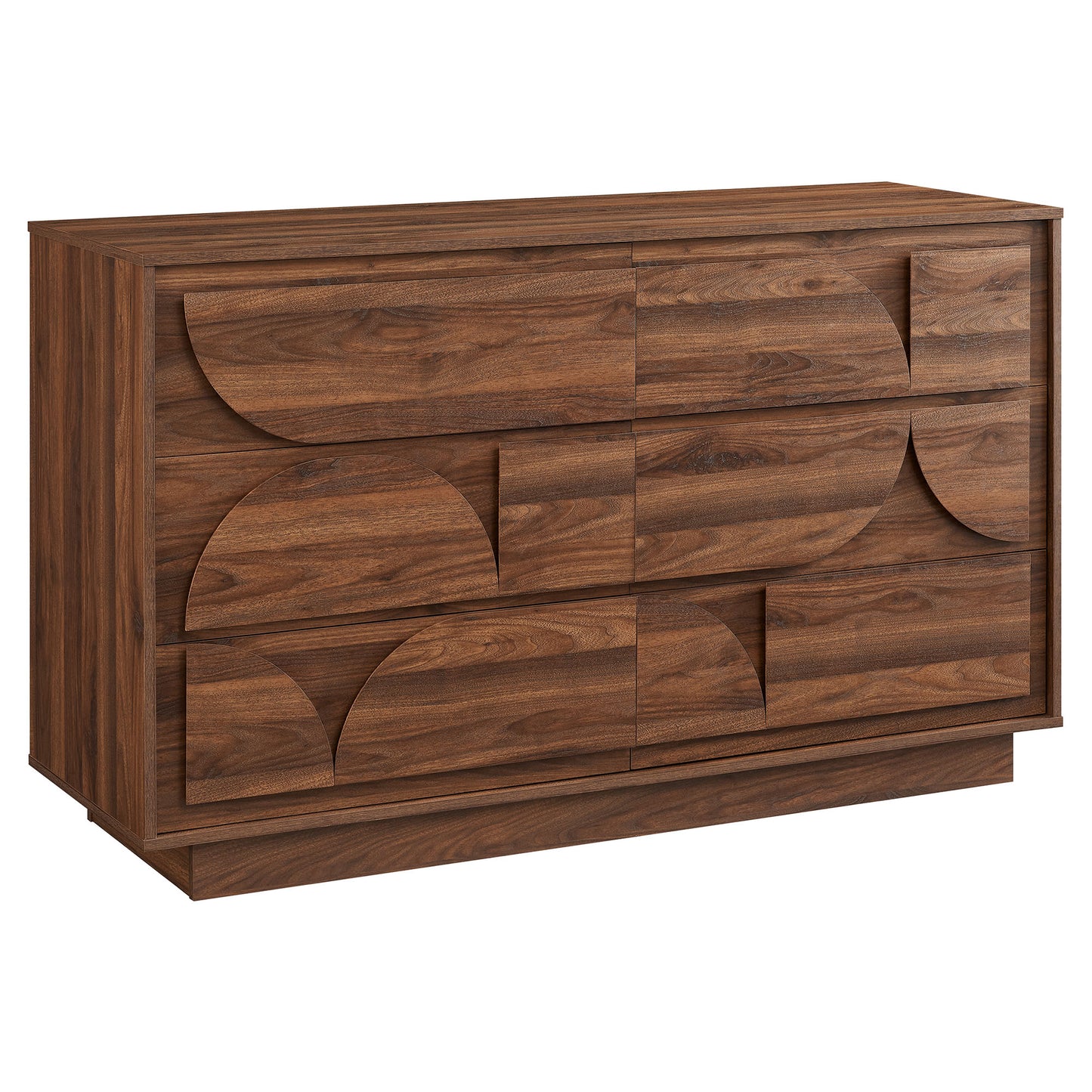 Bulwark 6-Drawer Dresser  in Walnut