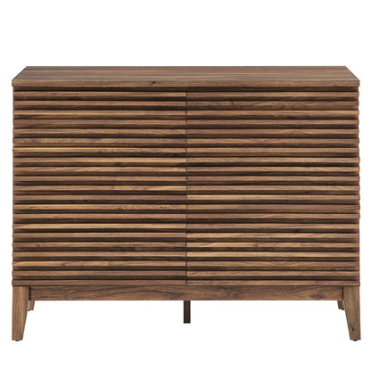 Render 47” 6-Drawer Dresser  in Walnut