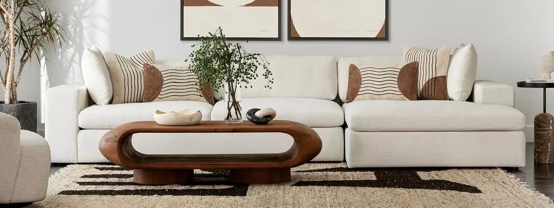 Gorgeous 58" Unique coffee table crafted in solid wood