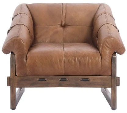 Denver Saddle Top Grain leather in Cognac