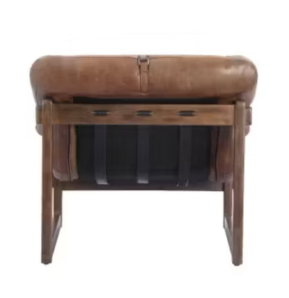 Denver Saddle Top Grain leather in Cognac