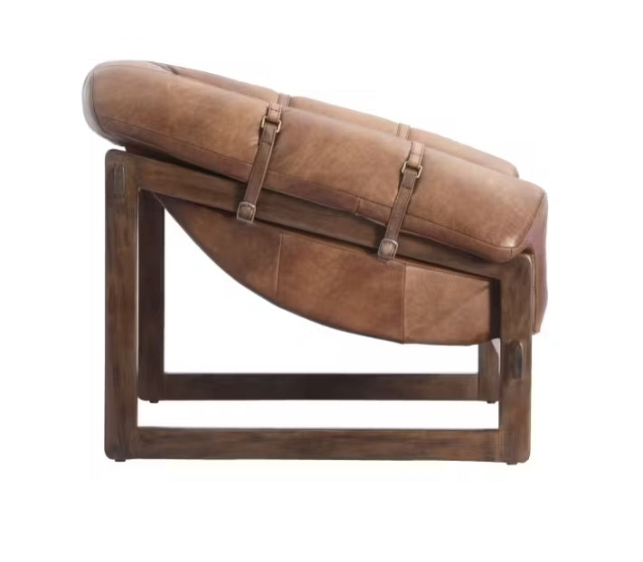Denver Saddle Top Grain leather in Cognac