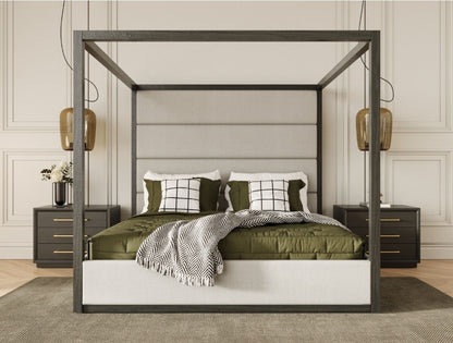 Calamigos Canopy King Upholstered Bed