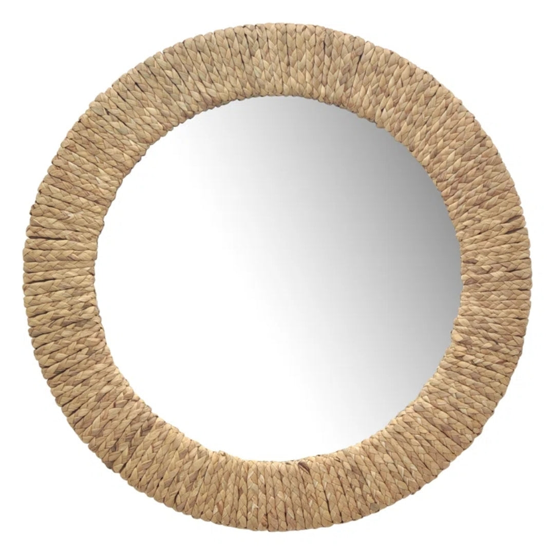 50" Natural Rope Wall Mirror